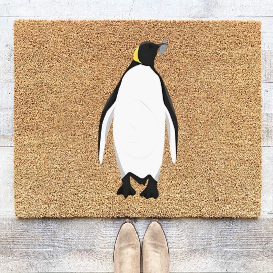 Discover Penguin Coir Doormats, Penguin Birthday Gift, Penguin Gift, Penguin Lover Coir Doormats