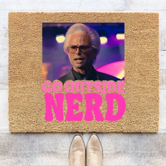 Discover Uncle Baby Billy Go Outside Nerd Comfort Color Coir Doormats, The Righteous Gemstones Movie