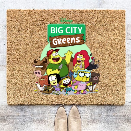 Discover Big City Greens Coir Doormats Big City Greens Family Coir Doormats Cricket Green Tilly Green Bill Green Coir Doormats