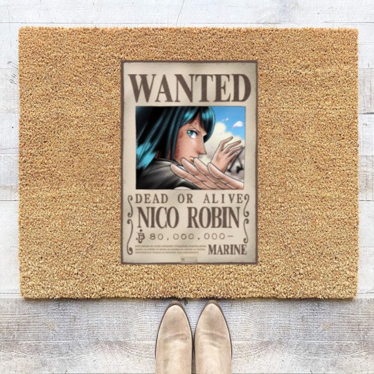 Discover WANTED NICO ROBIN Coir Doormats