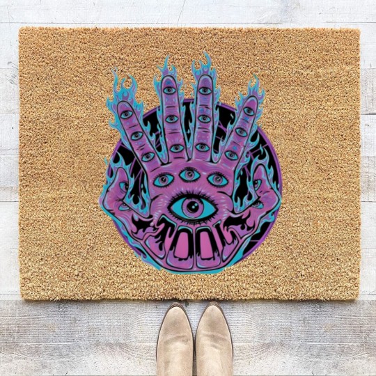 Discover Vintage Tool Band Album Coir Doormats, Lateralus Tool Band Coir Doormats