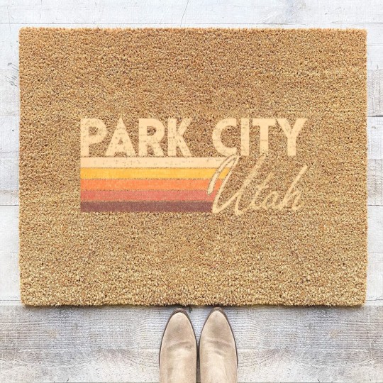 Discover Park City Utah - Park City Utah - Coir Doormats