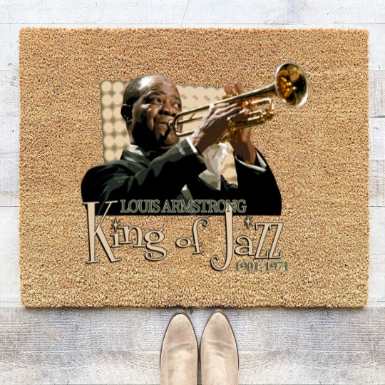 Discover Louis Armstrong, King of Jazz - Louis Armstrong - Coir Doormats