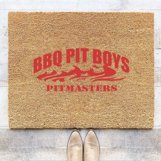 Discover Bbq Pit Boys Pitmasters  Logohellip Coir Doormats