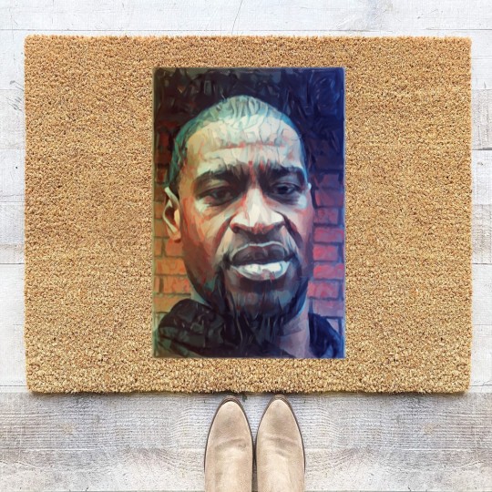 Discover George Floyd - Painting - George Floyd - Coir Doormats