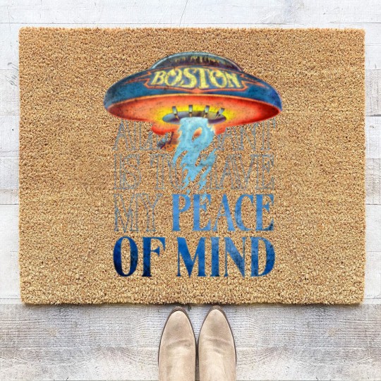 Discover Boston Unisex Coir Doormats: Peace Of Mind
