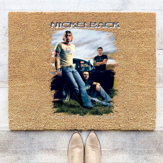 Discover Vintage Nickelback Coir Doormats, Nickelback 90s Rock Band Coir Doormats