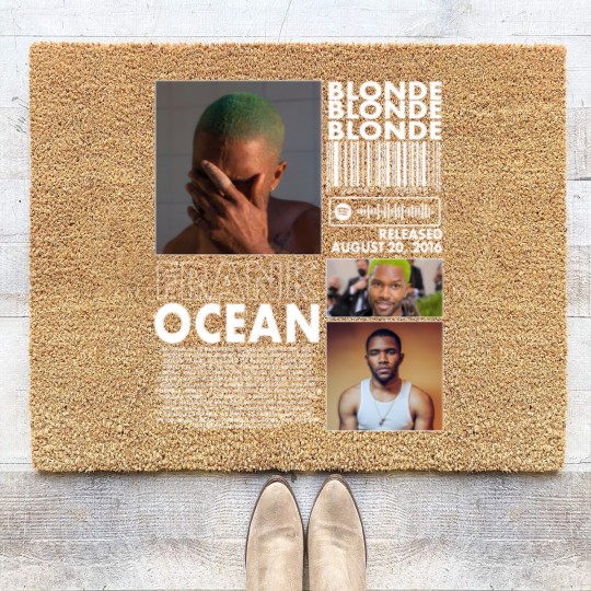 Discover Frank Ocean Rap Coir Doormats, Blonde Album Merch Vintage Rapper Hiphop