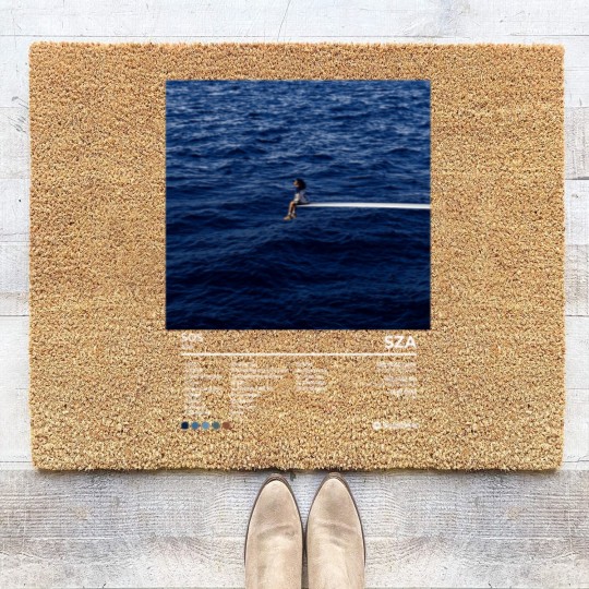 Discover S.Z.A S.O.S Album Vintage Coir Doormats, Sza Bootleg 90s Black Coir Doormats