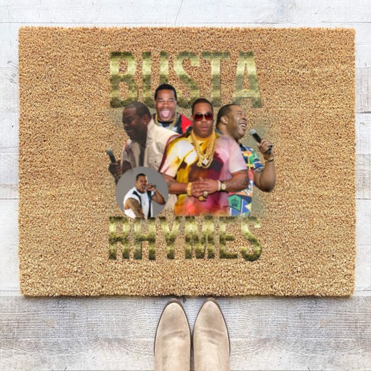 Discover Busta Rhymes Coir Doormats Vintage Hip Hop 90s Retro Graphic Coir Doormats