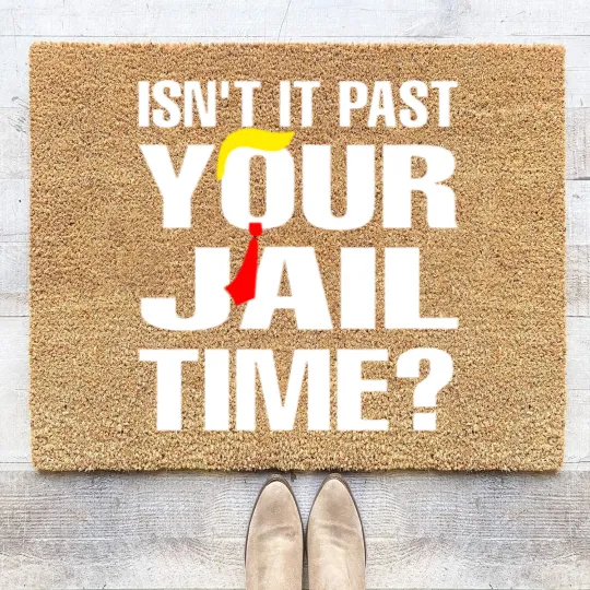 Discover Isn't It Past Your Jail Time Coir Doormats