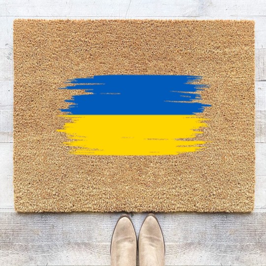Discover Ukraine Flag - Ukraine - Coir Doormats