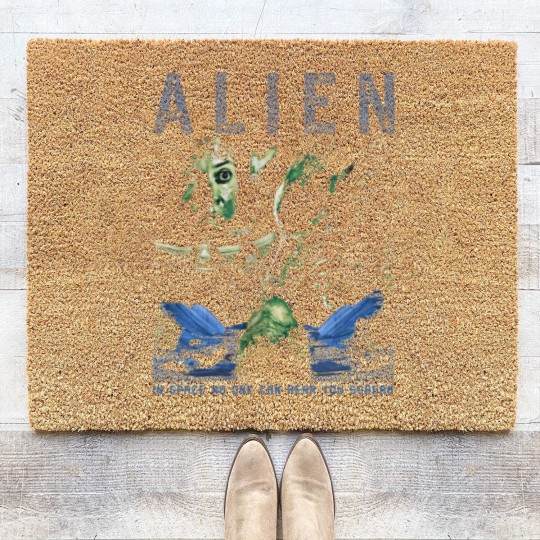 Discover Alien In Space No Once Can Hear You Scream 1979 Retro Sci-Fi Horror Unisex Classic Coir Doormats