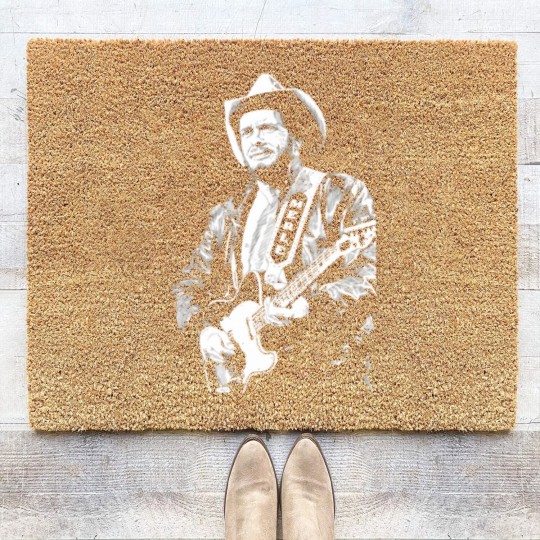 Discover Merle Haggard Merle Haggard  Music Coir Doormats