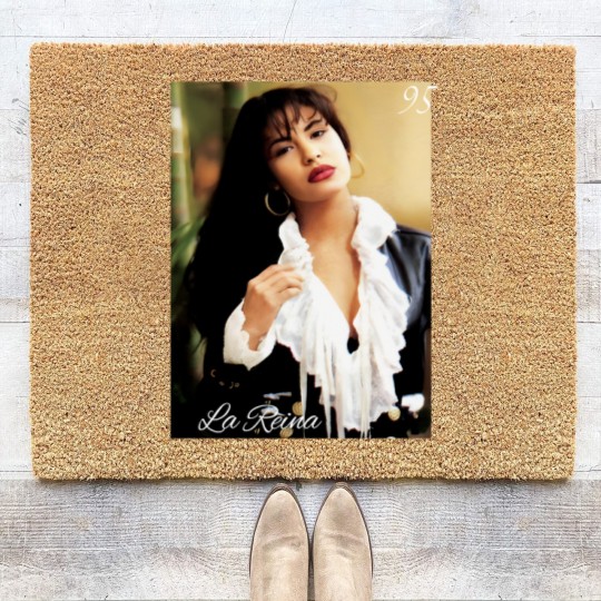 Discover Selena Coir Doormats, La Reina del Tejano Coir Doormats, La cantante, Selena Fan Gift