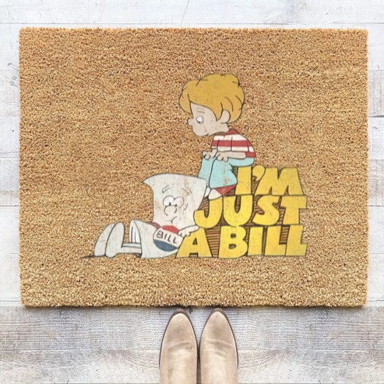 Discover I'm Just A Bill Aesthetic Coir Doormats