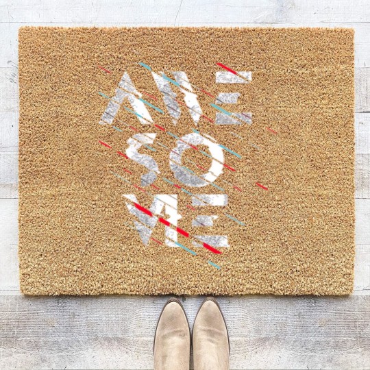 Discover Awesome Abstract - Awesome Abstract - Coir Doormats