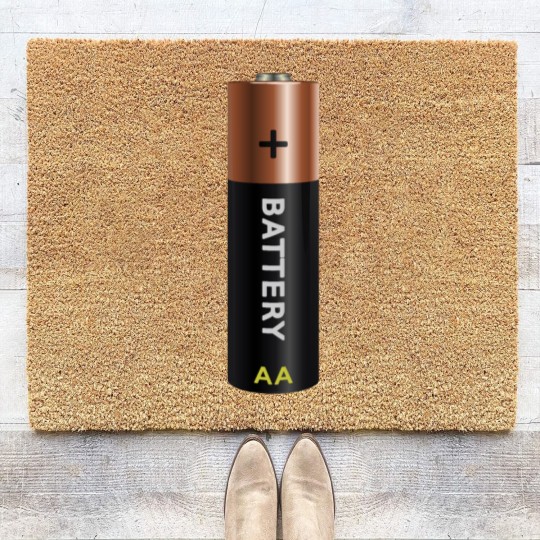 Discover battery AA Coir Doormats