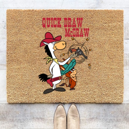 Discover Quick Draw mcgraw - Quick Draw Mcgraw - Coir Doormats