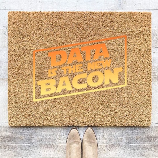Discover Data Is The New Bacon Coir Doormats