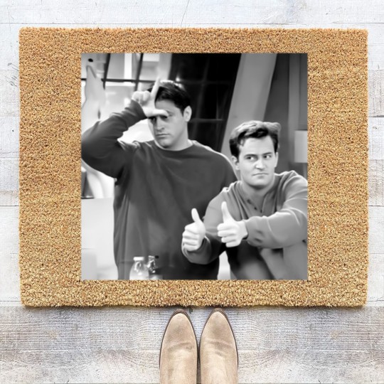 Discover Chand.ler Retro Friends Coir Doormats , Chand.ler Bing graphic Coir Doormats