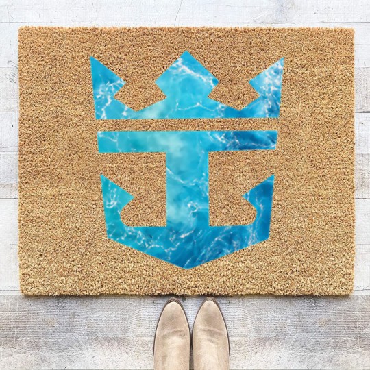 Discover Royal Caribbean Graphic Coir Doormats