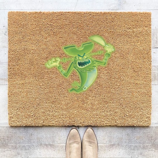 Discover Spongebobb Squarepants Neon Glowing Flying Dutchman Coir Doormats