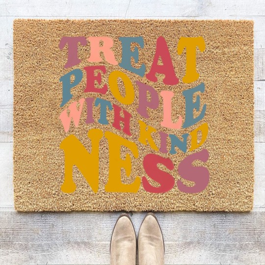 Discover Treat People With Kindness Coir Doormats