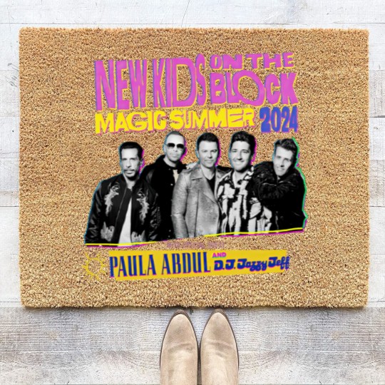 Discover NK on The Block The Magic Summer Tour 2024 Coir Doormats