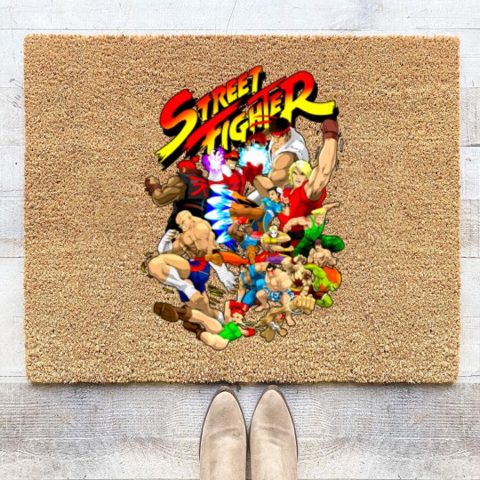 Discover SF Mens Coir Doormats, Street Fighter, Arcade Coir Doormats, Cool Coir Doormats, Gaming Coir Doormats
