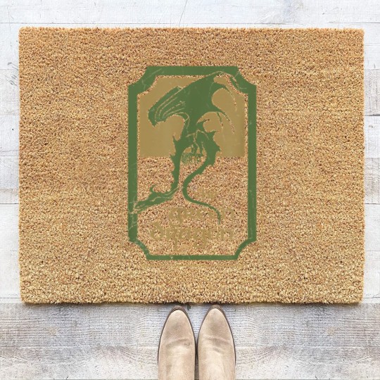 Discover Lord Rings Green Dragon Tavern Coir Doormats
