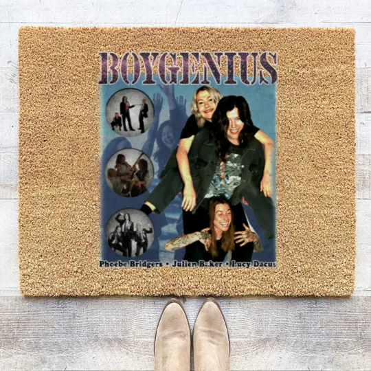 Discover Limited Boygenius 90s Inspired Vintage Coir Doormats