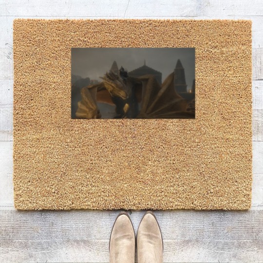 Discover Aemond, house of the dragons, dragons, game of thrones, fantasy Coir Doormats