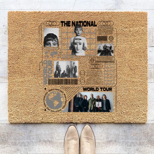 Discover The National Music Coir Doormats, World Tour 2023 Coir Doormats, The National Concert Coir Doormats