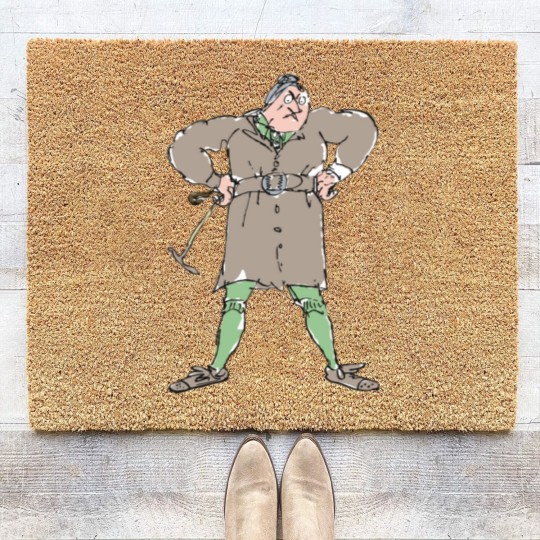 Discover Matilda - Miss Trunchbull - Roald Dahl _amp_ Quentin Blake Coir Doormats