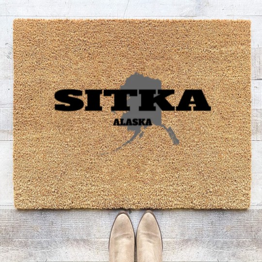 Discover ALASKA SITKA US STATE EDITION Coir Doormats