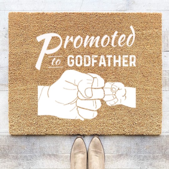 Discover Promoted To Godfather Coir Doormats