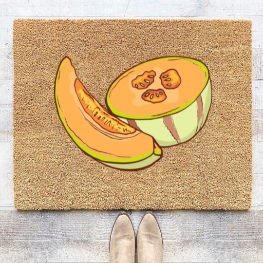 Discover Cantaloupe Melon Coir Doormats