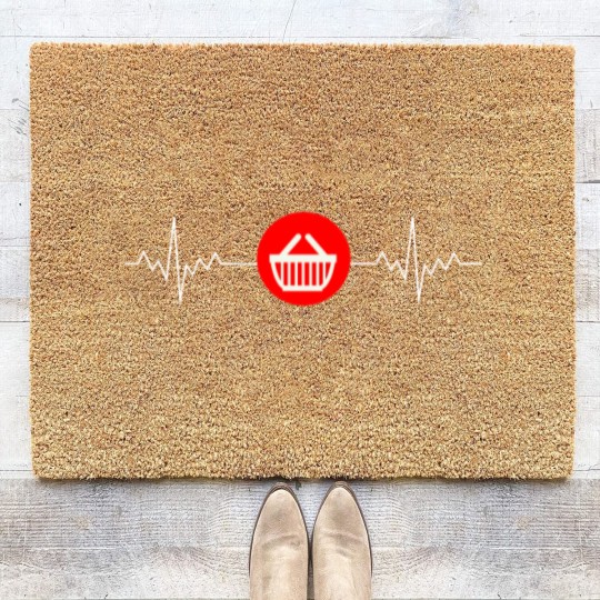 Discover Shopping is my cardio - Shopping, Shoppen Coir Doormats
