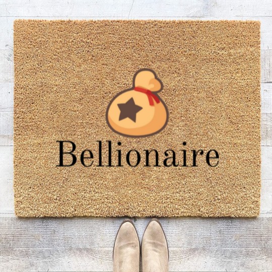 Discover Animal Crossing Bellionaire Coir Doormats