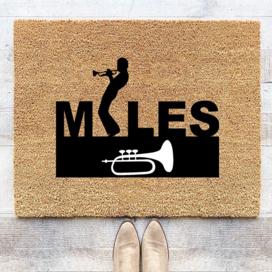 Discover trumpet Miles Davis Coir Doormats