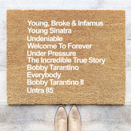 Discover Young broke and infamous young sinatra undeniable Coir Doormats