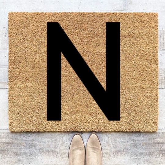 Discover Alphabet N Coir Doormats