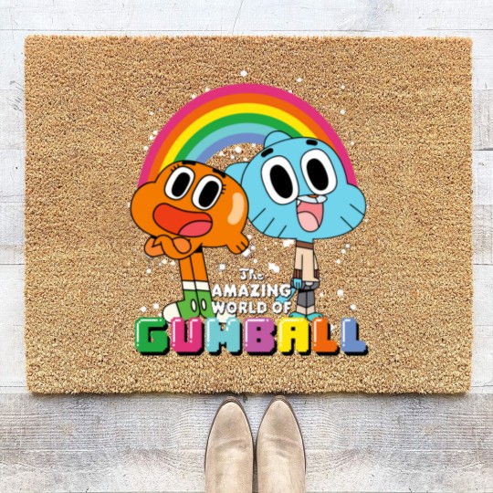 Discover CN The Amazing World Of Gumball Darwin Rainbo 0464 Coir Doormats