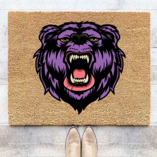 Discover Angry Bear Aggressive Coir Doormats