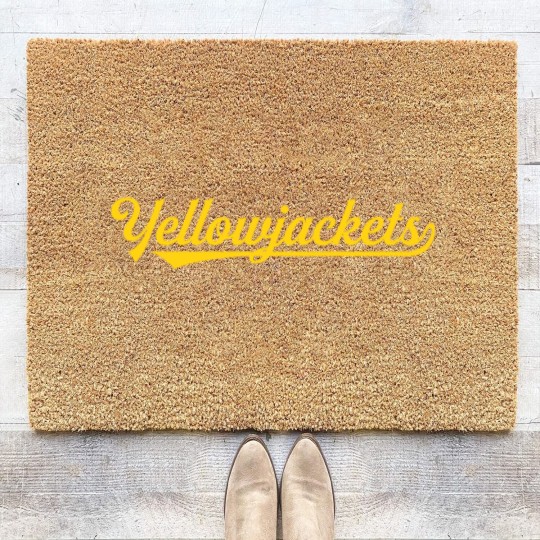 Discover Yellowjackets Coir Doormats