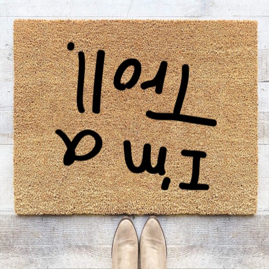 Discover I'm a troll. Coir Doormats