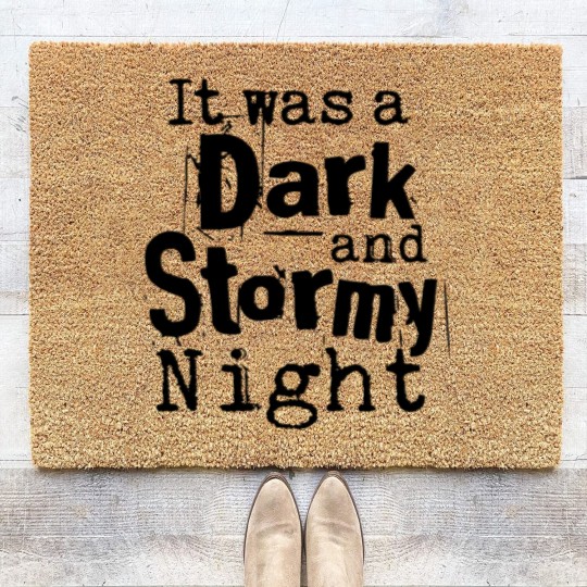 Discover Dark and Stormy Night T Coir Doormats
