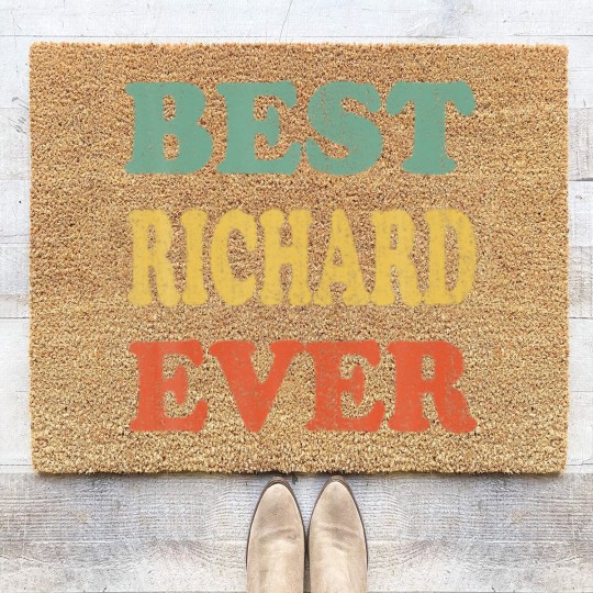 Discover Best Richard Ever Funny Personalized First Coir Doormats