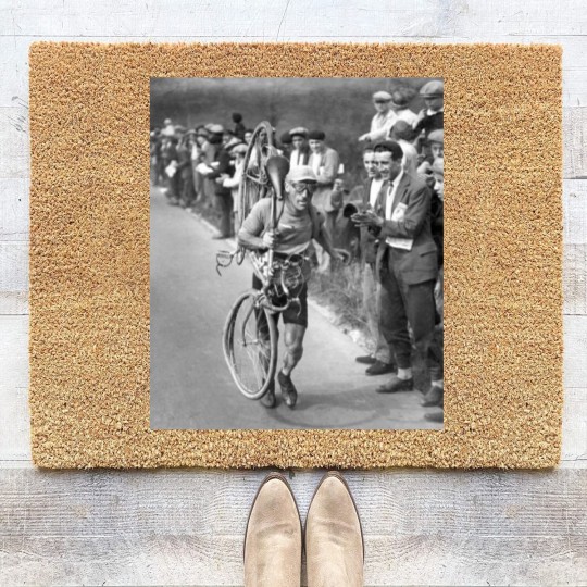 Discover Tour De France Vintage 1930s Coir Doormats